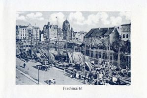 Königsberg (Pr.), Stadtkreis Königsberg  Königsberg (Pr.),  Fischmarkt XVI Königsberg, Pregel