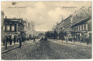 Gumbinnen, Stadt, Kreis Gumbinnen Adolf-Hitler-Straße (fr. Darkehmer Straße bzw. Königstraße) Gumbinnen, Darkehmer Straße V 