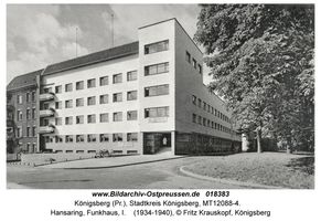Königsberg (Pr.), Stadtkreis Königsberg Hansaring 21-25  Königsberg, Hansaplatz und Umgebung