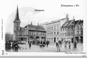 Königsberg (Pr.), Stadtkreis Königsberg Steindamm Königsberg, Steindamm VII Königsberg, Steindammer (Polnische) Kirche