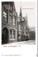 Königsberg (Pr.), Stadtkreis Königsberg Ziegelstraße Königsberg, Elisabeth Krankenhaus I Königsberg, Krankenhäuser und Kliniken