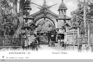 Königsberg (Pr.), Stadtkreis Königsberg  Königsberg, Tiergarten Eingang I Königsberg, Tiergarten