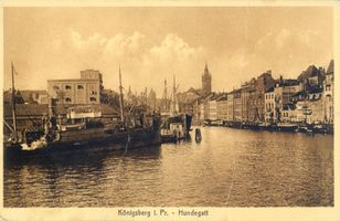 Königsberg (Pr.), Stadtkreis Königsberg  Königsberg (Pr.), Hafen, Hundegatt VI Königsberg, Pregel