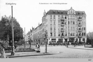 Königsberg (Pr.), Stadtkreis Königsberg Schnürlingstraße Königsberg, Kaiserstraße, Schnürlinger Straße 