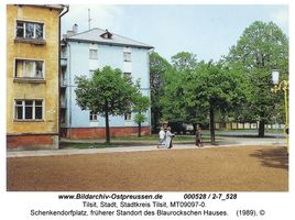 Tilsit, Stadt, Stadtkreis Tilsit Schenkendorfplatz  Tilsit, Blaurocksches Haus