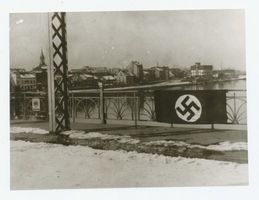 Tilsit, Stadt, Stadtkreis Tilsit  Tilsit, Luisen-Brücke, Wiederanschluss des Memelgebietes am 22.03.1939 Tilsit, Auf der Luisen-Brücke