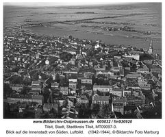 Tilsit, Stadt, Stadtkreis Tilsit   Tilsit, Luftbilder und Panoramen