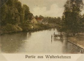 Großwaltersdorf, Kreis Gumbinnen  Walterkehmen, Rominte-Partie 