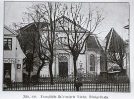 Königsberg (Pr.), Stadtkreis Königsberg Straße der SA Königsberg (Pr.), Französisch Reformierte Kirche V 