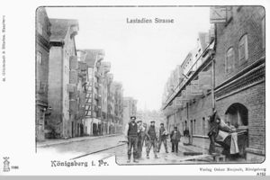 Königsberg (Pr.), Stadtkreis Königsberg Lastadienstraße Königsberg, Lastadien Straße 