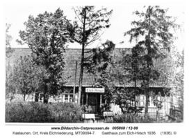 Kastaunen Kr. Elchniederung, Ort, Kreis Elchniederung