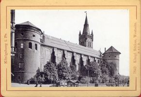Königsberg (Pr.), Stadtkreis Königsberg  Königsberg (Pr.), Königliches Schloß V (Westseite) Königsberg, Schloß