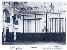 Königsberg (Pr.), Stadtkreis Königsberg  Königsberg (Pr.), Hindenburg-Oberrealschule, Turnhalle Königsberg, Schulen