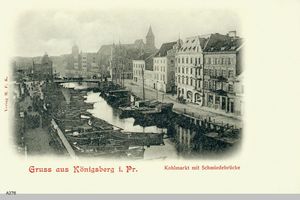 Königsberg (Pr.), Stadtkreis Königsberg  Königsberg, Kohlmarkt, Schmiedebrücke II Königsberg, Schmiedebrücke