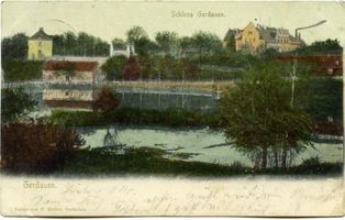 Gerdauen, Stadt und Bahnstation, Kreis Gerdauen