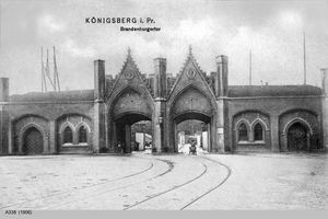 Königsberg (Pr.), Stadtkreis Königsberg  Königsberg, Brandenburger Tor II 