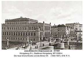 Königsberg (Pr.), Stadtkreis Königsberg   Königsberg, Börse am Pregel