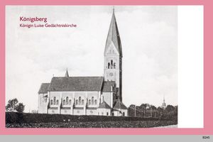 Königsberg (Pr.), Stadtkreis Königsberg  Königsberg, Luisenkirche I 