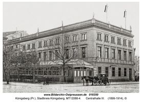 Königsberg (Pr.), Stadtkreis Königsberg Große Schlossteichstraße 7  Königsberg, Nördliche Innenstadt westlich des Schloßteiches (Tragheim)