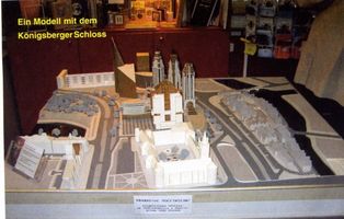 Königsberg (Pr.), Stadtkreis Königsberg  Königsberg (Калининград), Modell eines Projektes der Neugestaltung des Schlosses mit Umfeld 