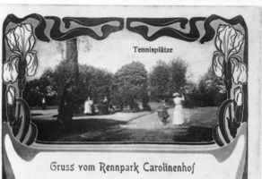 Königsberg (Pr.), Stadtkreis Königsberg  Königsberg, Rennpark Carolinenhof, Tennisplätze 