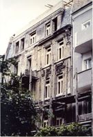 Tilsit, Stadt, Stadtkreis Tilsit Hohe Straße 10 Tilsit (Советск), Haus Nr. 10 in der ehemaligen Hohen Straße neben der Volksbank wird restauriert 