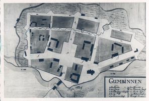 Gumbinnen, Stadt, Kreis Gumbinnen  Gumbinnen, Bebauungsplan von 1727 