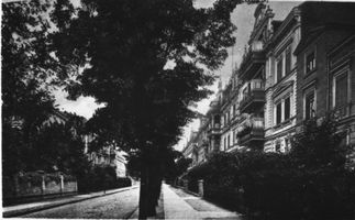 Tilsit, Stadt, Stadtkreis Tilsit  88 Tilsit, Lindenstraße, Blick nach Westen IV Tilsit, Bereich östl. der Bahn, südl. der Landwehrstr., westl. Clausiusstr., Lindenstr., Arndtstr.