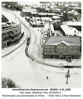 Tilsit, Stadt, Stadtkreis Tilsit Dammstraße  Tilsit, Winter