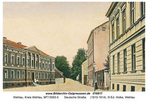 Wehlau, Kreis Wehlau Deutsche Straße