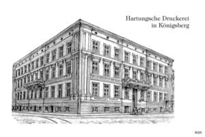 Königsberg (Pr.), Stadtkreis Königsberg  Königsberg, Hartung Druckerei 