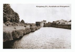 Königsberg (Pr.), Stadtkreis Königsberg Wallring (fr. Wallstraße) Königsberg, Wallring, Kunsthalle und Wrangelturm IV 