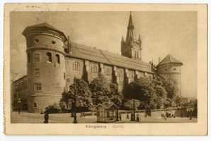 Königsberg (Pr.), Stadtkreis Königsberg  Königsberg (Pr.), Schloß, Westseite XII Königsberg, Schloß