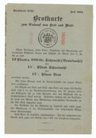 Tilsit, Stadt, Stadtkreis Tilsit  Tilsit, Titelseite zur Brotkarte des Stadtkreises Tilsit von 1915 