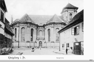 Königsberg (Pr.), Stadtkreis Königsberg  Königsberg, Burgkirche, Alte Häuser Königsberg, Burgkirche