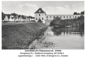Königsberg (Pr.), Stadtkreis Königsberg Horst-Wessel-Straße (fr. Bestandteil von Österreichische Straße)  Königsberg, Stadtteil Haberberg (südlich des Alten Pregels)