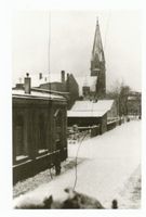 Tilsit, Stadt, Stadtkreis Tilsit Neue Straße Tilsit, Neue Straße, Blick zur Kreuzkirche II 