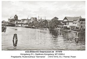 Königsberg (Pr.), Stadtkreis Königsberg   Königsberg, Stadtteil zwischen Neuem und Altem Pregel östlich der Stadtteile Kneiphof und Haberberg