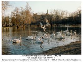 Tilsit, Stadt, Stadtkreis Tilsit   Tilsit, nördliches und westliches Schloßmühlenteich-Ufer