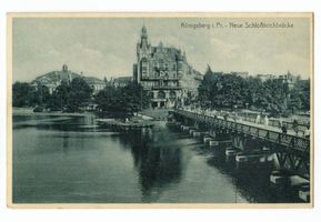 Königsberg (Pr.), Stadtkreis Königsberg  Königsberg (Pr.), Neue Schloßteichbrücke Königsberg, Schloßteichbrücke
