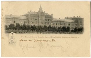 Königsberg (Pr.), Stadtkreis Königsberg Steindamm Königsberg (Pr.), Infanteriekaserne III Königsberg, Kasernen, Militärisches