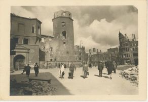 Königsberg (Pr.), Stadtkreis Königsberg  Königsberg (Pr.), Schloß nach der Zerstörung, Nordseite Königsberg, Zweiter Weltkrieg und das Ende