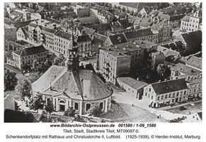 Tilsit, Stadt, Stadtkreis Tilsit Schenkendorfplatz  Tilsit, Bereich südl. Deutsche Str., westl. Schenkendorfplatz., nördl. Hohe Str., östl. Kasernenstr.