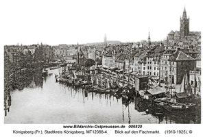 Königsberg (Pr.), Stadtkreis Königsberg   Königsberg, Fischmarkt