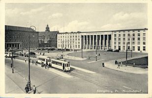 Königsberg (Pr.), Stadtkreis Königsberg Adolf-Hitler-Platz (fr. Hansaplatz) Königsberg (Pr.), Nordbahnhof X Königsberg, Hansaplatz und Umgebung