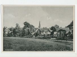 Kuckerneese, Ort, Kreis Elchniederung  4 Kuckerneese, Ortsansicht mit Kirche II 