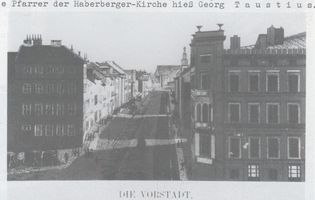Königsberg (Pr.), Stadtkreis Königsberg  Königsberg, Kronenstraße bis zur Haberberger Kirche Königsberg, Haberberger Trinitatiskirche