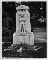 Tilsit, Stadt, Stadtkreis Tilsit Luisenallee Tilsit, Denkmal des Infanterie-Regiments v. Boyen (5.Ostpr.) Nr. 41 V 