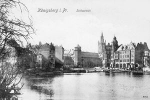 Königsberg (Pr.), Stadtkreis Königsberg  Königsberg, Schloßteich, Schloßfreiheit, Schloß Königsberg, Schloß