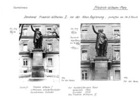 Gumbinnen, Stadt, Kreis Gumbinnen  Denkmal Friedrich-Wilhelm I 